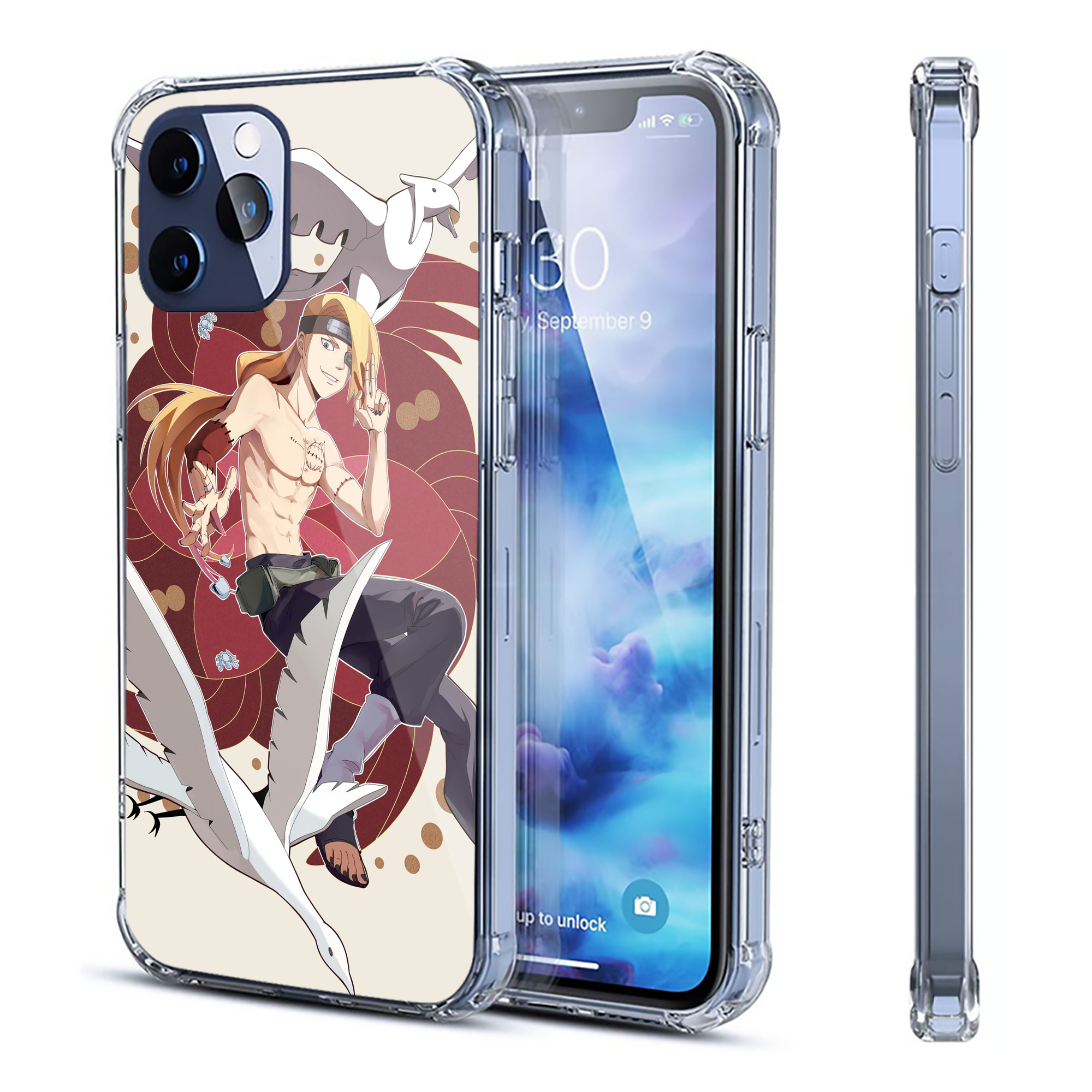 （画像用） NARUTO -ナルト- NARUTO -ナルト- 疾風伝 【iPhone 12シリーズ対応】透明スマホケース（クリアソフトケース）